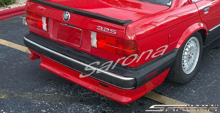 Custom BMW 3 Series  Coupe, Convertible & Sedan Rear Lip/Diffuser (1984 - 1988) - $450.00 (Part #BM-035-RA)